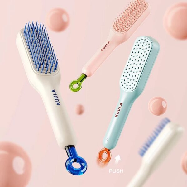 Self Cleaning Hair Brush - Image 2